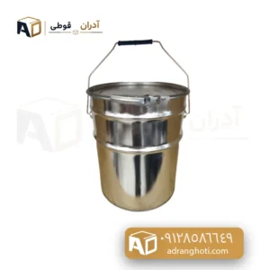 مونه قوطی حلب صنعتی 10 لیتری برای بسته‌بندی رنگ و چسب